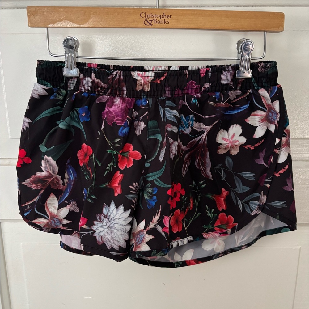 Old Navy Black and Red Athletic Shorts